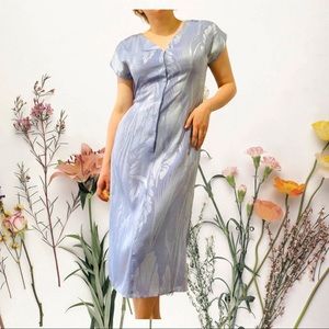 Vintage Midi Dress Floral 1990s